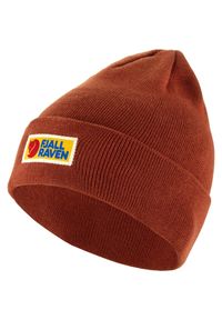 Fjällräven - Czapka zimowa Fjallraven Vardag Classic Beanie - terracotta brown. Kolor: czerwony. Sezon: zima. Styl: sportowy