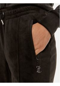 Juicy Couture Spodnie dresowe Tina JCAPW045 Czarny Regular Fit. Kolor: czarny. Materiał: syntetyk #8