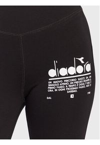 Diadora Legginsy Manifesto 502.179484 Czarny Slim Fit. Kolor: czarny. Materiał: bawełna #5