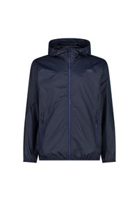 Kurtka przeciwdeszczowa z kapturem CMP. Typ kołnierza: kaptur. Kolor: niebieski. Sport: turystyka piesza #1