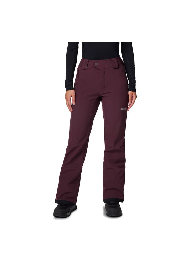 columbia - Spodnie narciarskie damskie Columbia Roffee Ridge VI. Kolor: fioletowy. Sezon: zima. Sport: narciarstwo