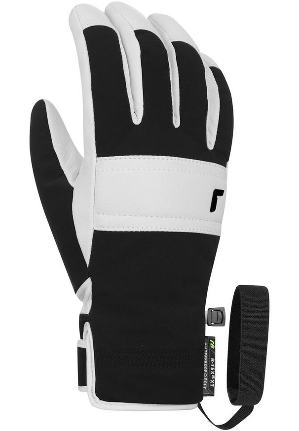 Damskie rękawice narciarskie Reusch Explorer Pro R-TEX® PCR. Kolor: wielokolorowy, biały, czarny. Sport: narciarstwo