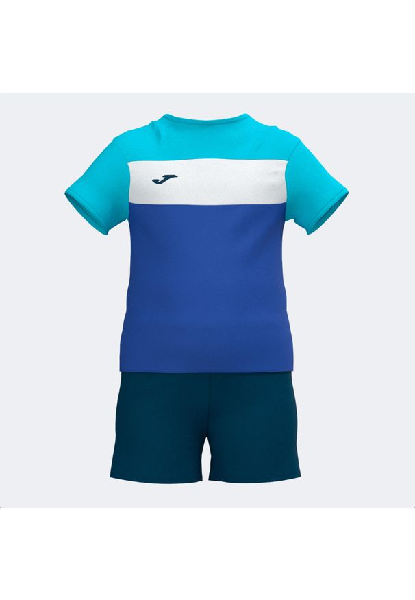 Zestaw Joma Children. Kolor: niebieski. Materiał: dresówka. Sport: piłka nożna