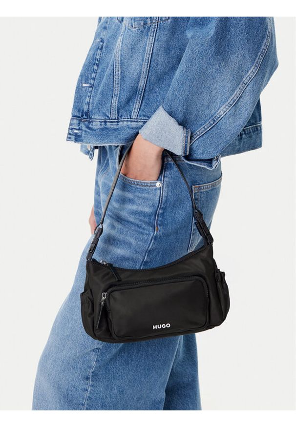 Hugo - HUGO Torebka Bel Shoulder 50547092 Czarny. Kolor: czarny