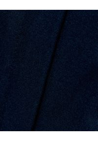 ICON - Granatowe spodnie Culotte z wełny. Stan: podwyższony. Kolor: niebieski. Materiał: wełna. Styl: elegancki #2
