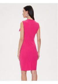 Rinascimento Sukienka koktajlowa CFC0118282003 Różowy Regular Fit. Kolor: różowy. Materiał: syntetyk. Styl: wizytowy #4