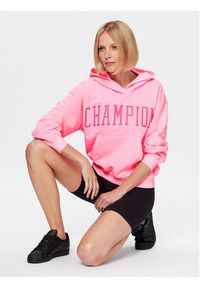 Champion Bluza 116079 Różowy Regular Fit. Kolor: różowy. Materiał: bawełna #3