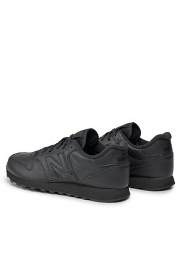 New Balance Sneakersy GM500ZB2 Czarny. Kolor: czarny. Materiał: skóra