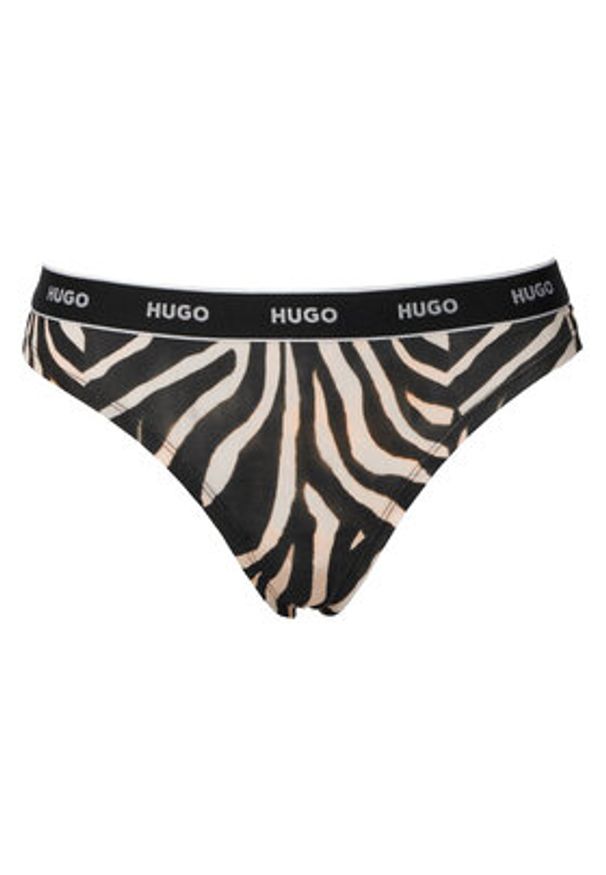 Hugo - HUGO Komplet stringów 50545703 Czarny. Kolor: czarny. Materiał: bawełna