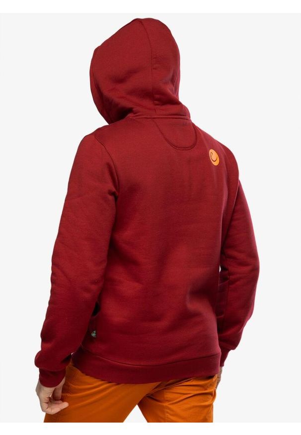 EDELRID - Bluza wspinaczkowa męska Edelrid Me Spotter Hoody IV. Kolor: czerwony