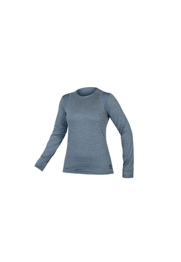 ENDURA - Damski jersey Endura SingleTrack. Kolor: niebieski. Materiał: jersey. Długość rękawa: długi rękaw. Sport: kolarstwo