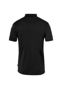 UHLSPORT - Koszulka polo dla dzieci Uhlsport Score 26 Poly. Typ kołnierza: polo. Kolor: wielokolorowy, biały, czarny. Materiał: poliester. Wzór: napisy. Sport: piłka nożna #2