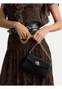 Lauren Ralph Lauren - LAUREN RALPH LAUREN Torebka 432P11743002 Czarny. Kolor: czarny. Materiał: skórzane #3