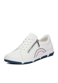 Rieker Sneakersy CEO-42424-80 Biały. Kolor: biały. Materiał: skóra #6