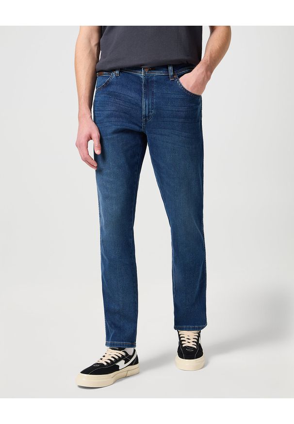 Wrangler - MESKIE SPODNIE WRANGLER TEXAS SLIM SILKYWAY 112145788