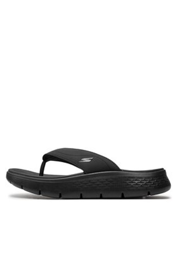 skechers - Skechers Japonki Go Walk Flex Sandal-Vallejo 229202/BBK Czarny. Kolor: czarny