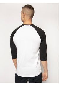 Vans Longsleeve Raglan Athletic VN000XXMYB21 Biały Slim Fit. Kolor: biały. Materiał: bawełna. Długość rękawa: długi rękaw #6