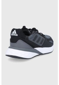 Adidas - adidas Buty Response Run FY9587 kolor czarny. Nosek buta: okrągły. Zapięcie: sznurówki. Kolor: czarny. Materiał: guma. Model: Adidas Cloudfoam. Sport: bieganie