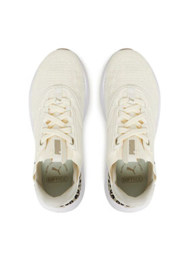Puma Buty do biegania Softride Mayve Hybrid Skins 310996 02 Écru. Materiał: materiał