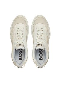 BOSS - Boss Sneakersy Levitt Runn 50513142 Beżowy. Kolor: beżowy