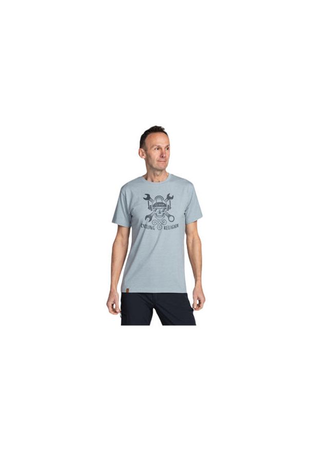 Koszulka Kilpi Skully. Kolor: szary. Sport: kolarstwo, turystyka piesza