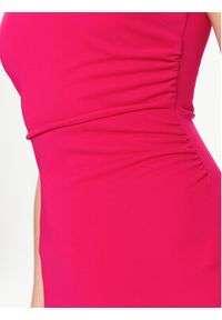 TwinSet - TWINSET Sukienka koktajlowa 241TE2057 Różowy Regular Fit. Kolor: różowy. Materiał: syntetyk. Styl: wizytowy #2