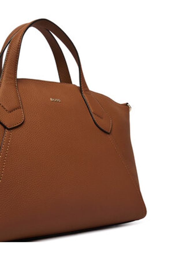 BOSS Torebka Lenah M 50563396 Brązowy. Kolor: brązowy. Materiał: skórzane