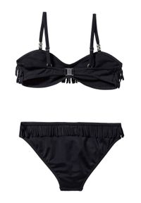 Bikini dziewczęce (2 części) bonprix czarny. Kolor: czarny #2