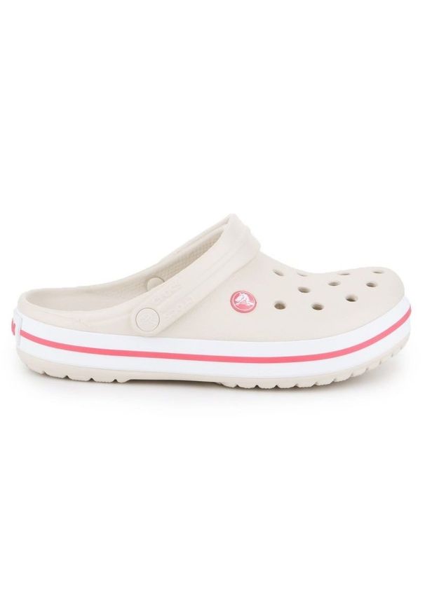 Klapki Crocs Crocband Stucco W 11016-1AS różowe. Okazja: na co dzień. Kolor: różowy. Materiał: materiał. Styl: casual