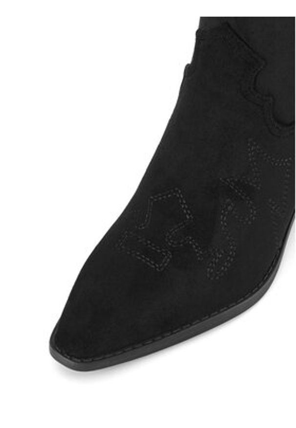 DeeZee Kowbojki HY80057-2 Czarny. Kolor: czarny. Materiał: materiał