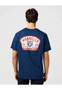 Wrangler - MESKA KOSZULKA WRANGLER GRAPHIC TEE NAVY 112362806 #1