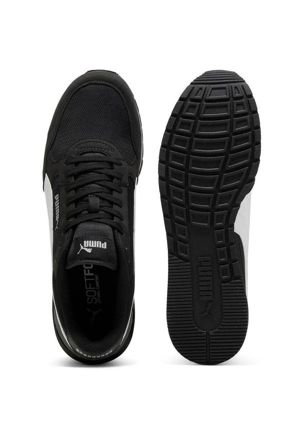Adidasy Puma St Runner V4 Mesh, Dla obu płci. Zapięcie: sznurówki. Kolor: czarny, niebieski, wielokolorowy. Materiał: guma, syntetyk, tkanina, materiał. Szerokość cholewki: normalna. Sport: turystyka piesza, fitness