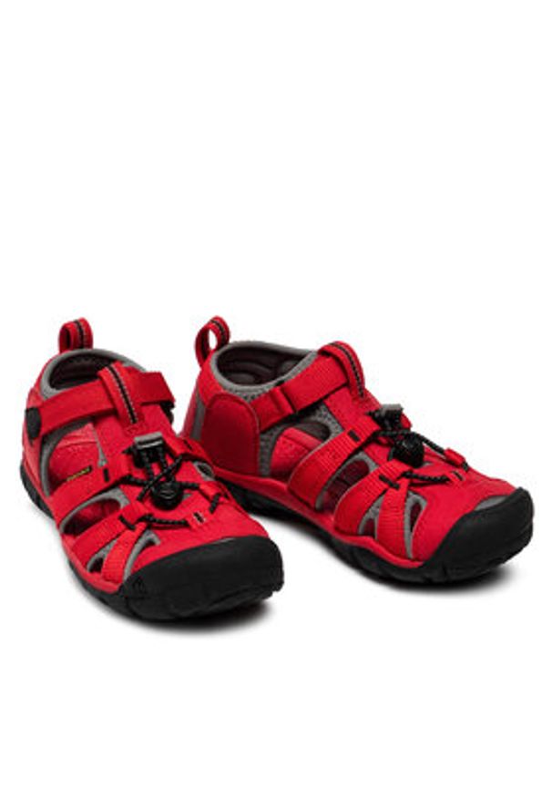 keen - Keen Sandały Seacamp II Cnx 1014478 Czerwony. Kolor: czerwony. Materiał: materiał