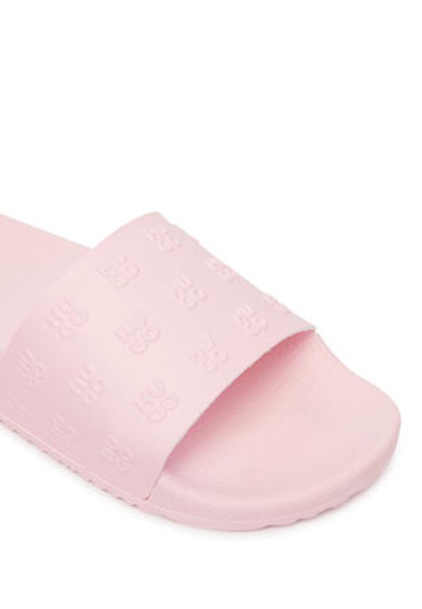 Hugo - HUGO Klapki Timein 50563684 Różowy. Kolor: różowy. Materiał: syntetyk