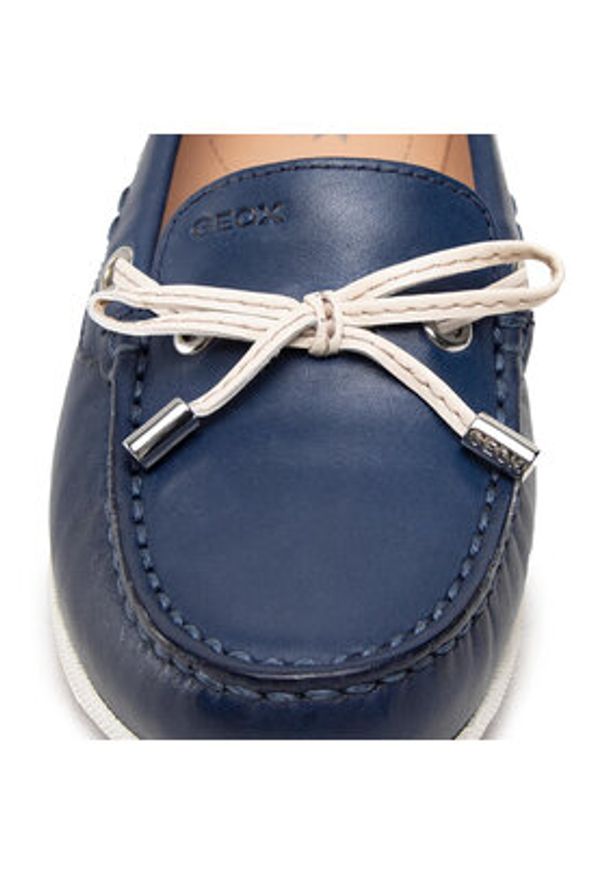 Geox Mokasyny D Vega Moc B D92DNB 043BC C4EA5 Granatowy. Kolor: niebieski. Materiał: skóra