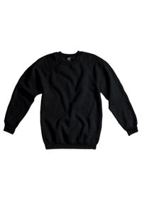 SG - Męska Bluza Z Raglanowym Rękawem. Kolor: czarny. Długość rękawa: raglanowy rękaw #1