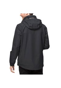 Kurtka uniwersalna męska Jack Wolfskin 11111426000. Typ kołnierza: kaptur. Kolor: szary, czarny, brązowy, wielokolorowy. Materiał: syntetyk. Sport: turystyka piesza