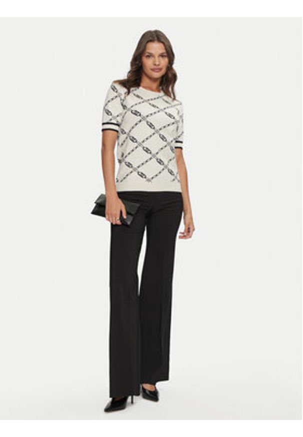 Rinascimento Sweter CFM0011632003 Écru Regular Fit. Materiał: wiskoza