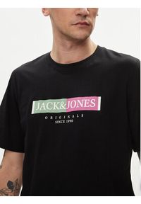 Jack & Jones - Jack&Jones T-Shirt Lafayette 12252681 Czarny Standard Fit. Kolor: czarny. Materiał: bawełna #9