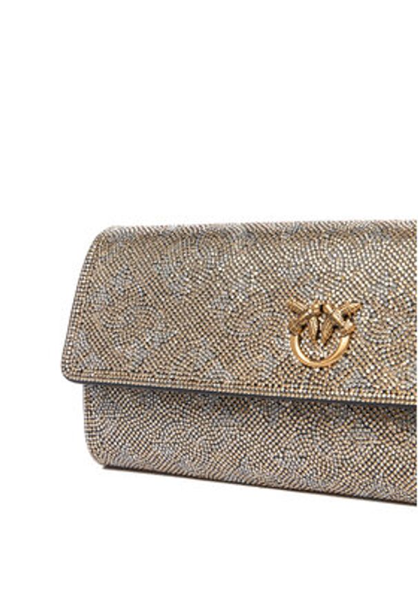 Pinko - PINKO Torebka Love Tiny Brids Wallet C AI 25-26 PCPL 103765 A20D Złoty. Kolor: złoty