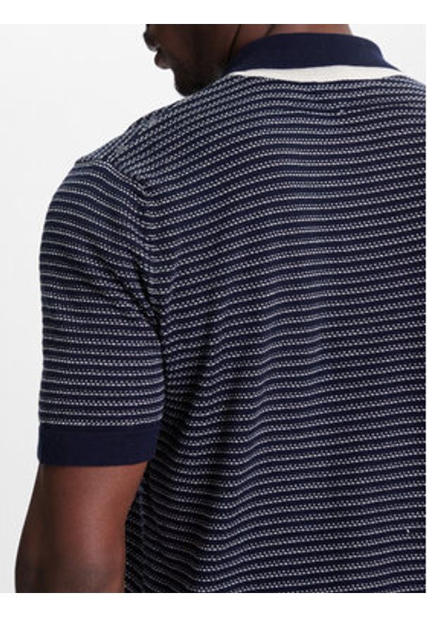 United Colors of Benetton - United Colors Of Benetton Polo 1094K301J Granatowy Regular Fit. Typ kołnierza: polo. Kolor: niebieski. Materiał: bawełna