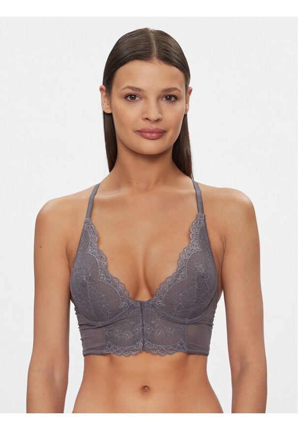 Gossard Biustonosz z fiszbiną Superboost 7718 Szary. Kolor: szary. Materiał: syntetyk