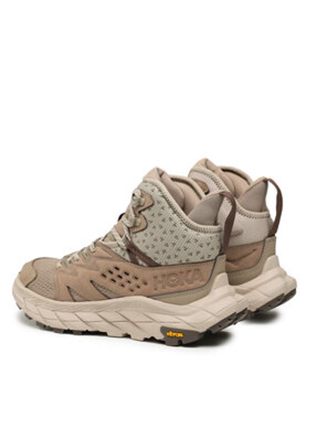 HOKA - Hoka Trekkingi Anacapa Breeze Mid 1134505 Brązowy. Kolor: brązowy. Materiał: materiał. Sport: turystyka piesza
