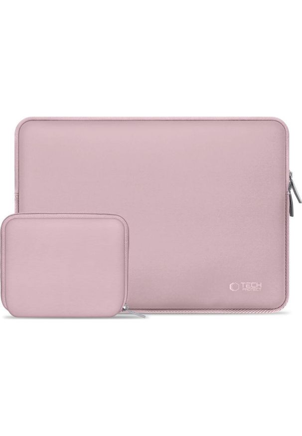 TECH-PROTECT - Tech-Protect NeoSlim do laptopa 15-16'' różowy. Kolor: różowy. Materiał: neopren, materiał, polar, tkanina. Styl: casual, biznesowy, elegancki