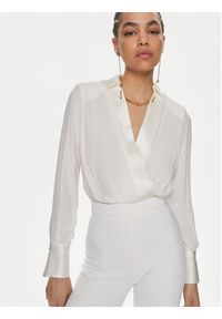 Elisabetta Franchi Kombinezon TU-006-41E2-V590 Biały Regular Fit. Kolor: biały. Materiał: syntetyk #4