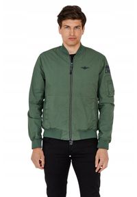 Aeronautica Militare - AERONAUTICA MILITARE Męska zielona bomberka, Rozmiar 50. Kolor: zielony #7