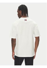 TOMMY HILFIGER - Tommy Hilfiger T-Shirt F1 Movie MW0MW41391 Biały Regular Fit. Kolor: biały. Materiał: bawełna