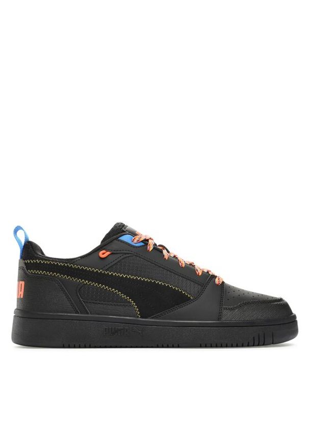 Puma Sneakersy Rebound v6 Low Open 393581 01 Czarny. Kolor: czarny. Materiał: skóra