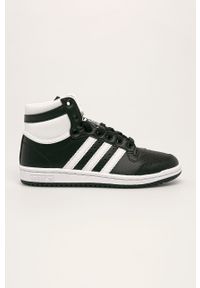 adidas Originals - Buty dziecięce Top Ten. Nosek buta: okrągły. Zapięcie: sznurówki. Kolor: czarny. Materiał: syntetyk, materiał, skóra ekologiczna, guma. Szerokość cholewki: normalna #1