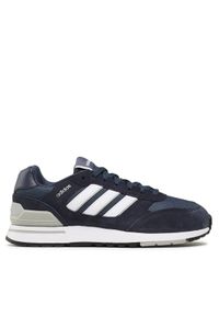 Adidas - adidas Sneakersy Run 80s GV7303 Granatowy. Kolor: niebieski. Materiał: skóra. Sport: bieganie
